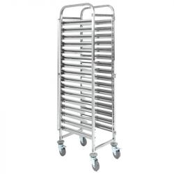 Echelle patissière inox 16 niveaux 400 x 600 mm