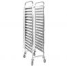 Echelle patissière inox 16 niveaux 400 x 600 mm