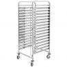 Echelle patissière inox 16 niveaux 600 x 400 mm