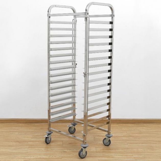 Echelle patissière inox 16 niveaux 600 x 400 mm Echelle patissière inox 16 niveaux 600 x 400 mm