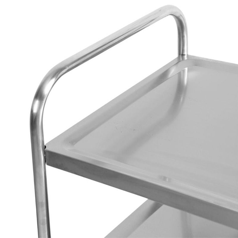 Chariot de service inox 3 plateaux