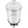 Poubelle à pédale inox sur roulette