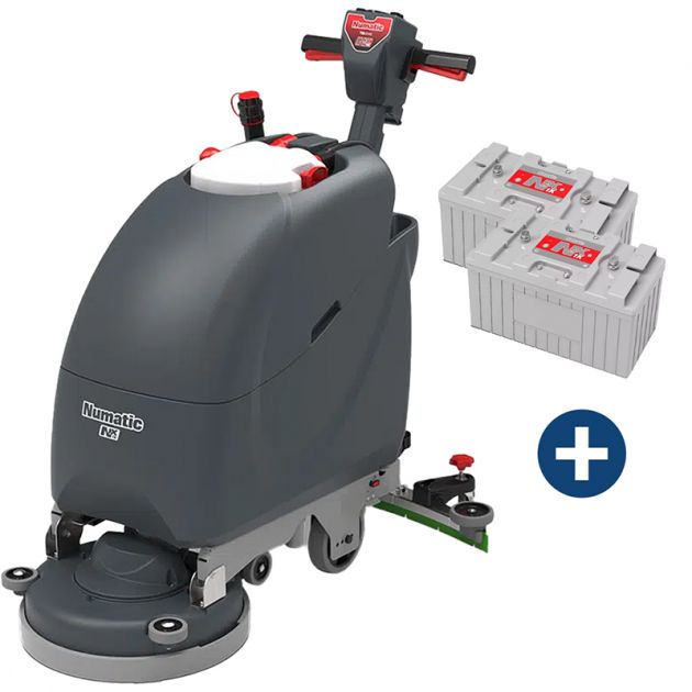 Autolaveuse autotractée à batterie TBL4045 2 batteries