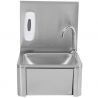 Lave main inox femoral avec distributeur de savon