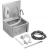 Lave main inox femoral avec distributeur de savon