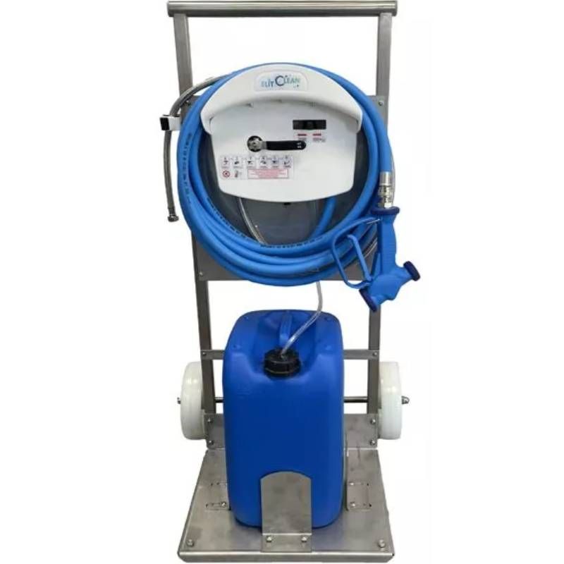 Chariot inox centrale de nettoyage