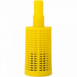 Crépine lestée jaune centrale de nettoyage