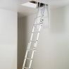 Echelle escamotable grenier 3 x 4 marche 3,24 m en aluminium