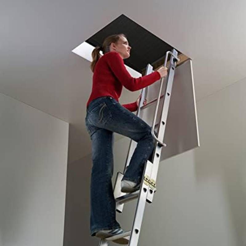 Echelle escamotable grenier 3 x 4 marche 3,24 m en aluminium
