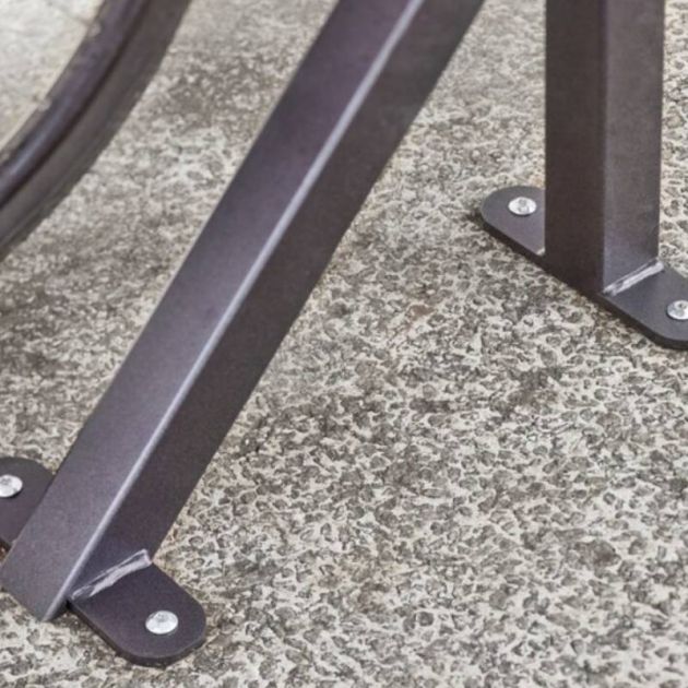 Support vélo sur pied vertical