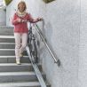 Rampe vélo pour escalier