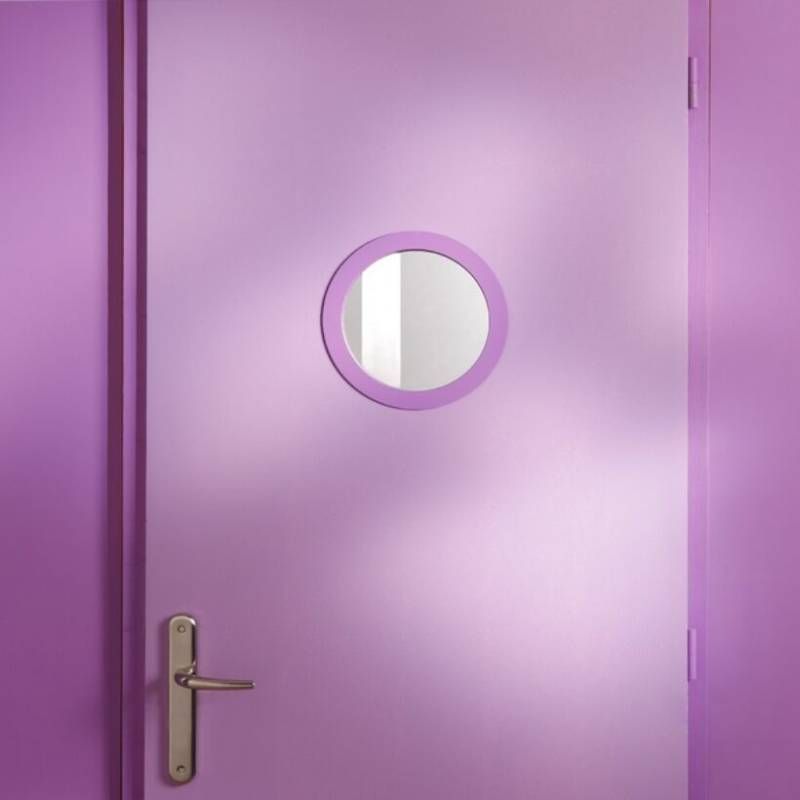 Hublot de porte rond MDF pour crèche Hublot de porte rond MDF pour crèche