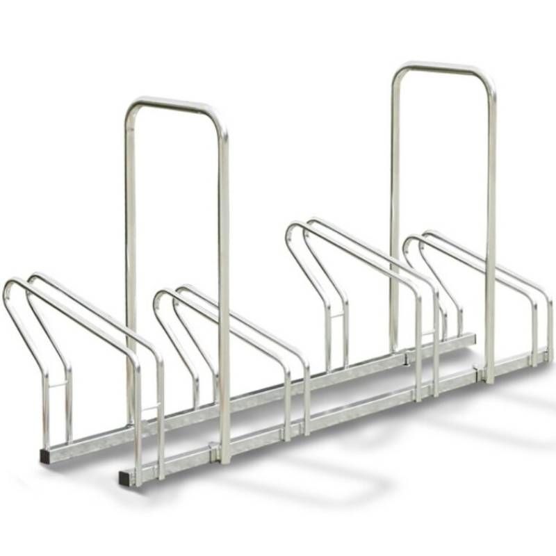 Ratelier hollandais avec arceau 4 vélos