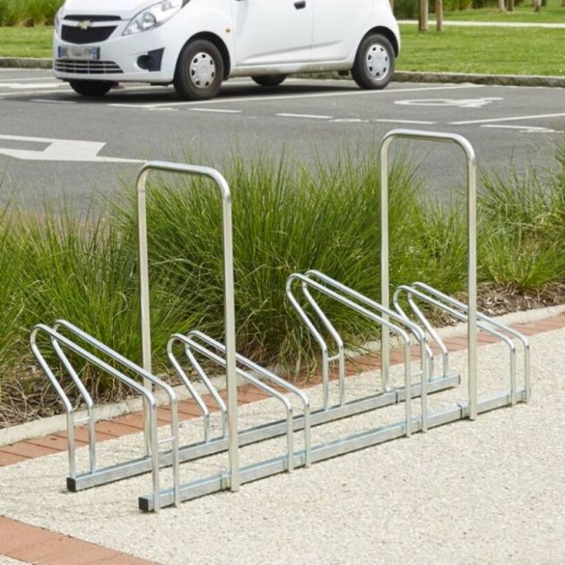 Ratelier hollandais avec arceau 4 vélos