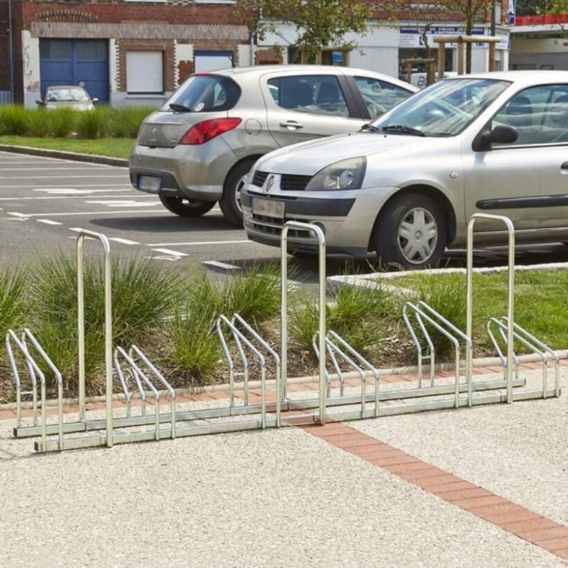 Ratelier hollandais avec arceau 6 vélos