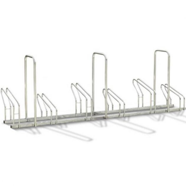 Ratelier hollandais avec arceau 6 vélos