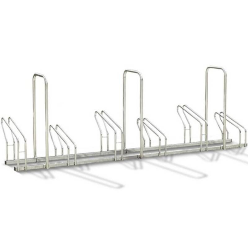 Ratelier hollandais avec arceau 6 vélos