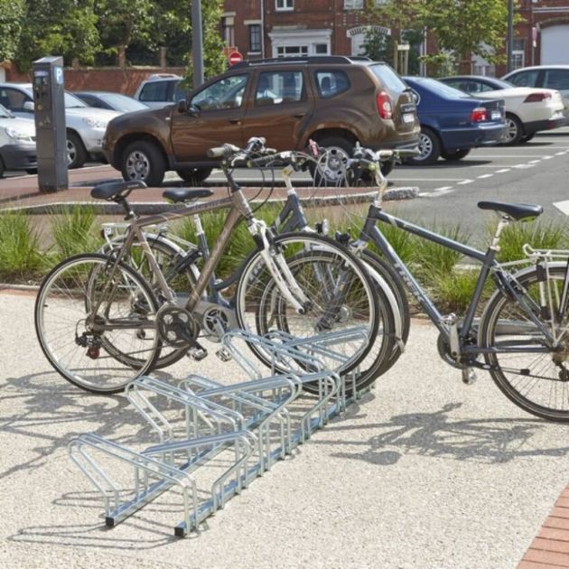 Ratelier hollandais face à face 10 vélos