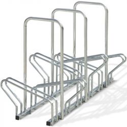Ratelier hollandais avec arceau face à face 6 vélos