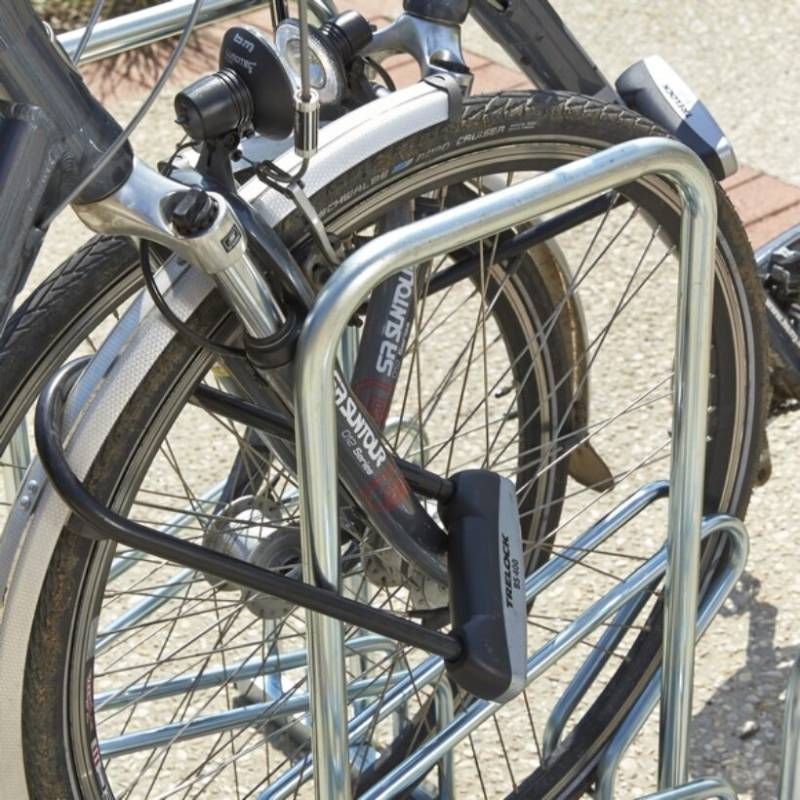 Ratelier hollandais avec arceau face à face 8 vélos