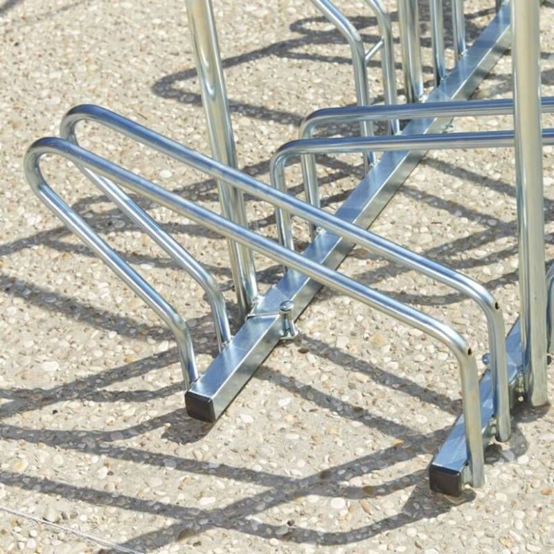 Ratelier hollandais avec arceau face à face 10 vélos