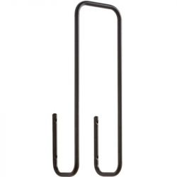 Porte serviette de bain mural noir