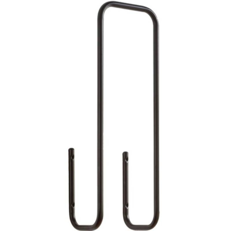 Porte serviette de bain mural noir