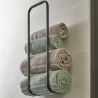 Porte serviette de bain mural