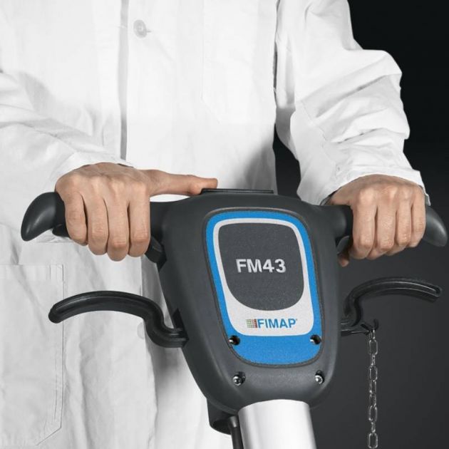 Monobrosse bi-vitesse à câble avec réservoir FM43 DS