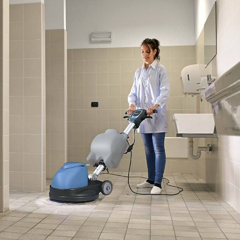 Monobrosse bi-vitesse à câble avec réservoir FM43 DS