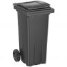 Conteneur poubelle 120 litres 2 roues SULO gris