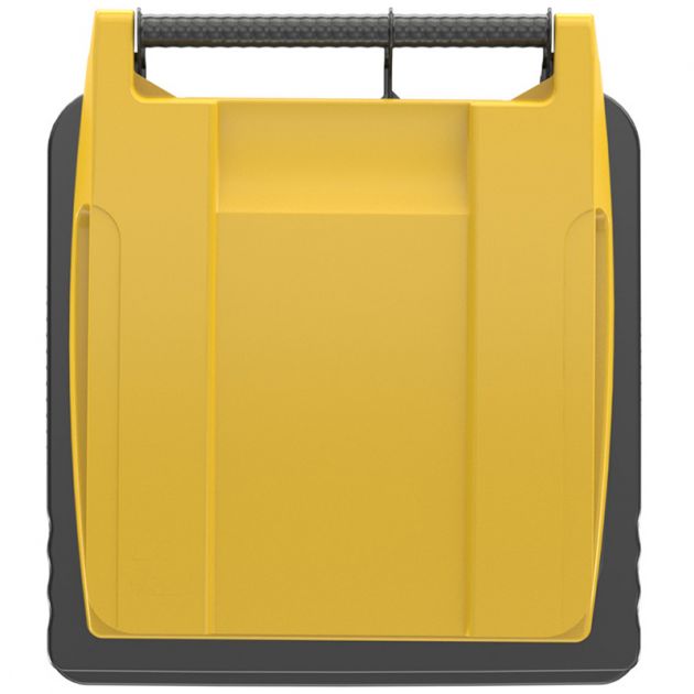Conteneur poubelle 120 litres 2 roues SULO jaune couvercle