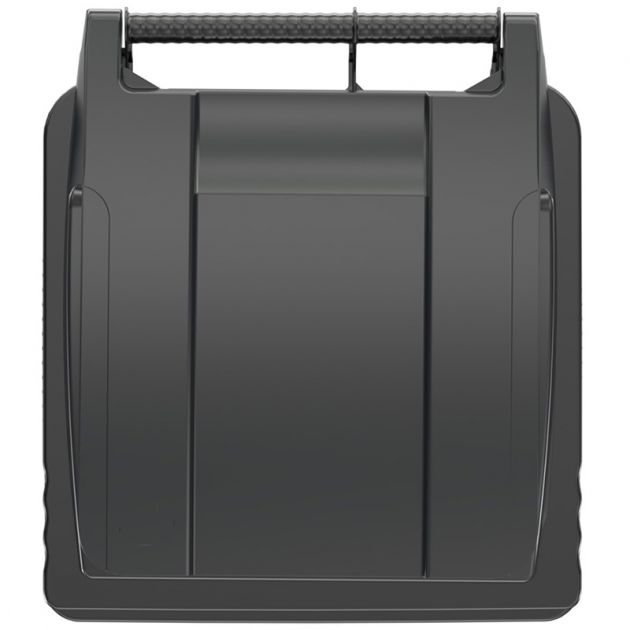 Conteneur poubelle 140 litres 2 roues SULO gris couvercle