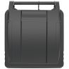 Conteneur poubelle 140 litres 2 roues SULO gris couvercle