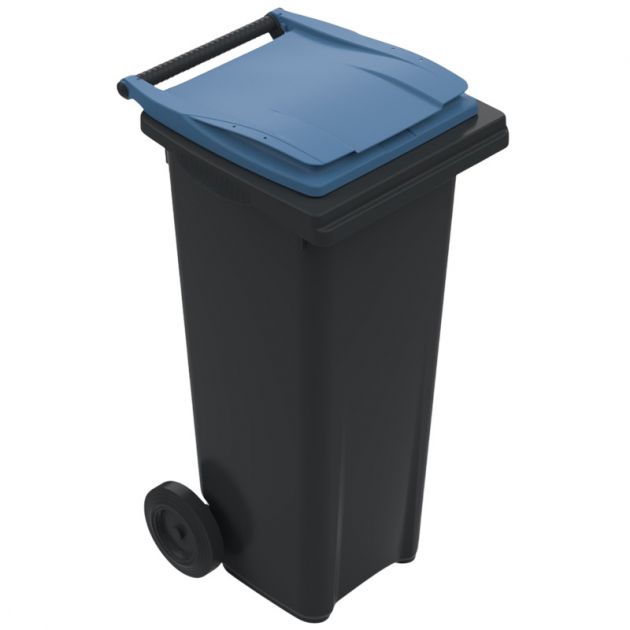 Conteneur poubelle 140 litres 2 roues SULO bleu