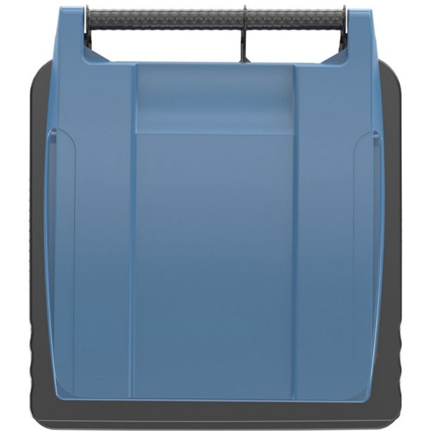 Conteneur poubelle 140 litres 2 roues SULO bleu couvercle