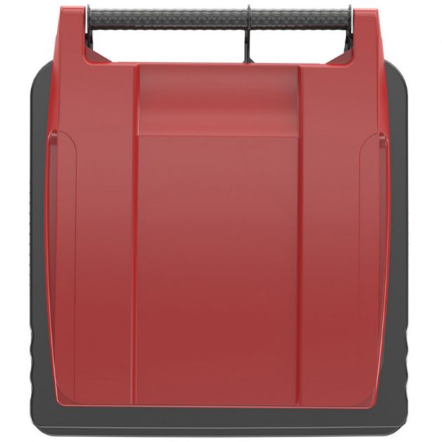 Conteneur poubelle 140 litres 2 roues SULO rouge couvercle