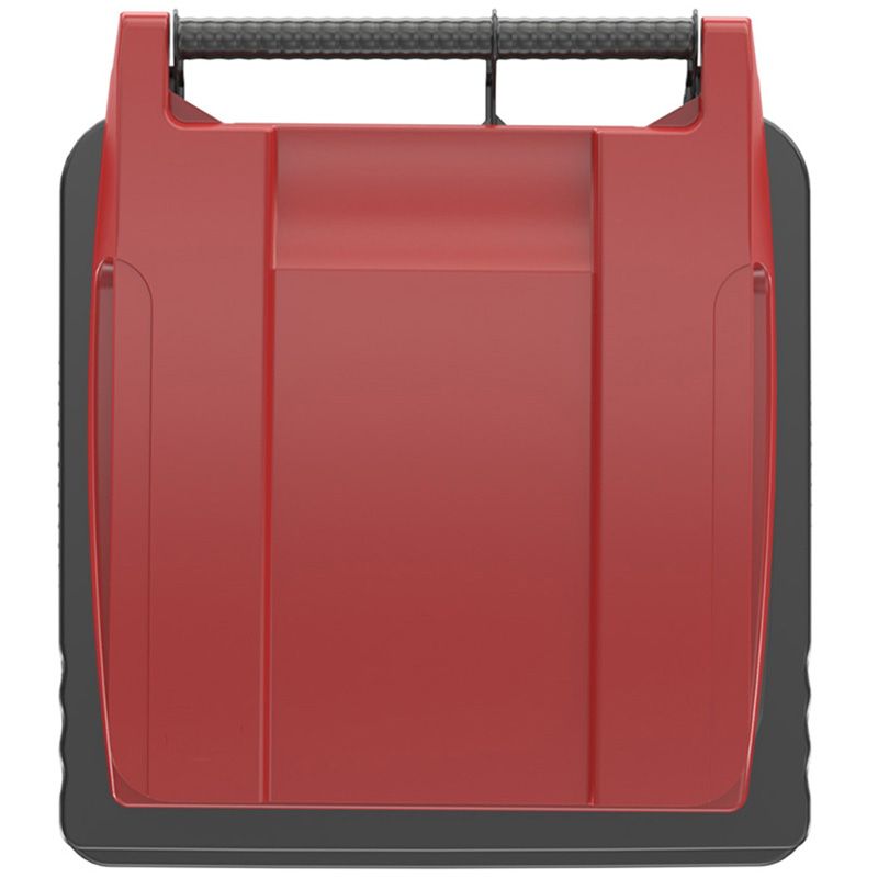 Conteneur poubelle 140 litres 2 roues SULO rouge couvercle