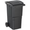 Conteneur poubelle 240 litres 2 roues SULO gris