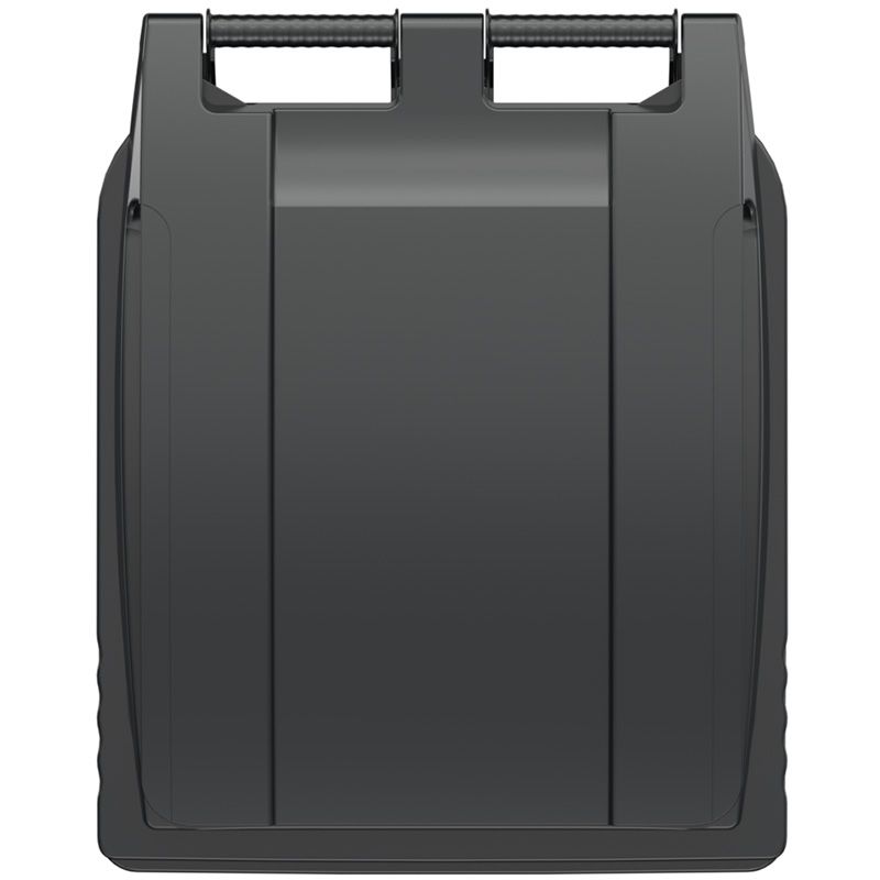 Conteneur poubelle 240 litres 2 roues SULO gris couvercle