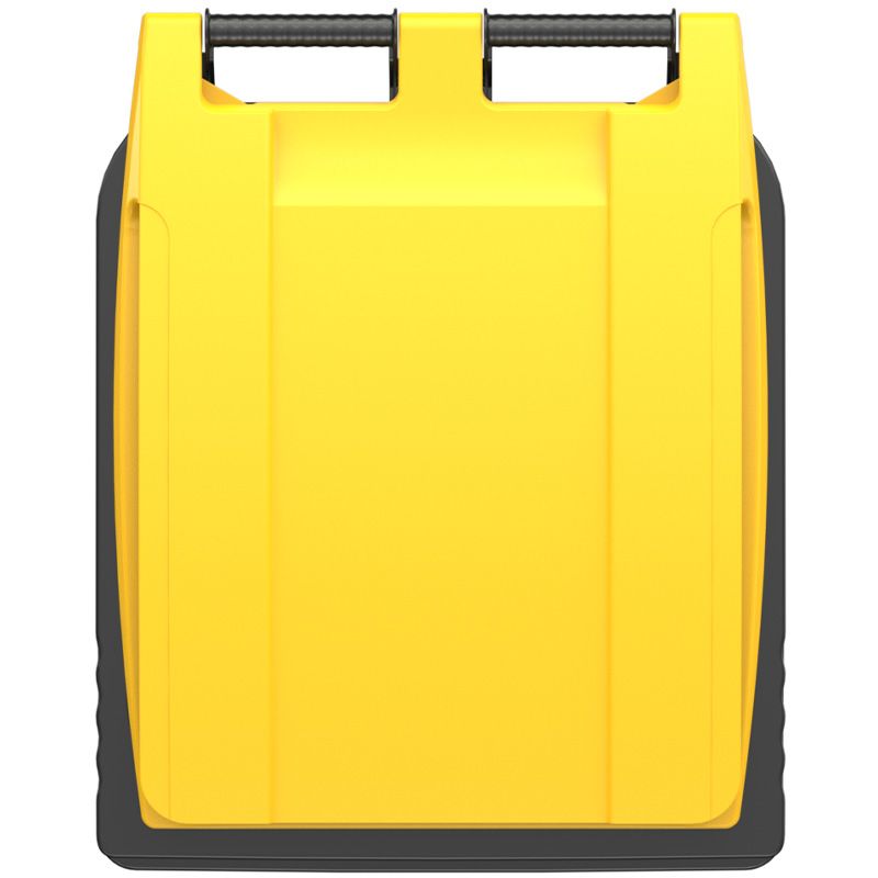 Conteneur poubelle 240 litres 2 roues SULO jaune couvercle