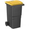 Conteneur poubelle 240 litres 2 roues SULO jaune