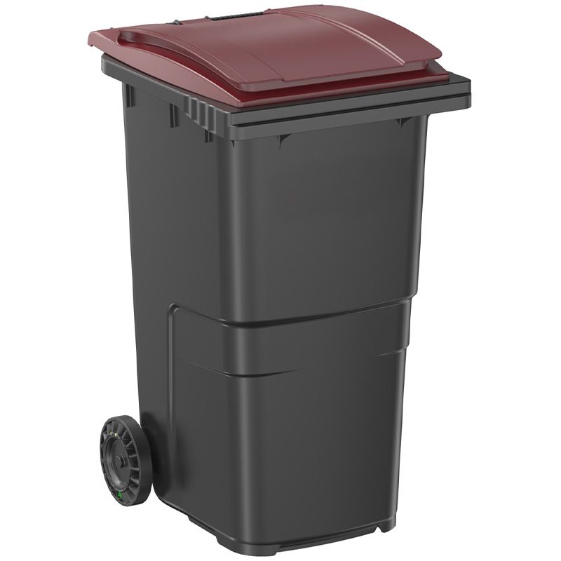 Conteneur poubelle 240 litres 2 roues SULO bordeaux