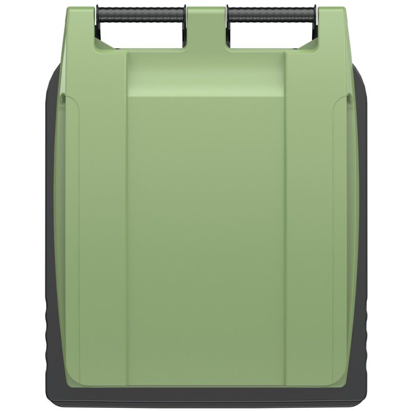 Conteneur poubelle 240 litres 2 roues SULO vert couvercle