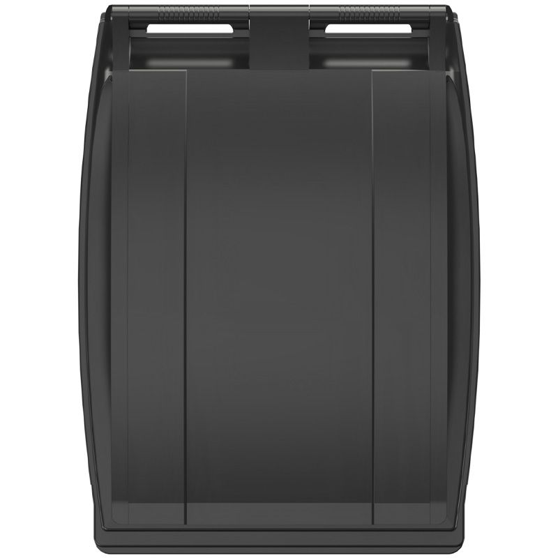 Conteneur poubelle 360 litres 2 roues SULO gris couvercle