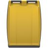 Conteneur poubelle 360 litres 2 roues SULO jaune couvercle
