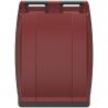 Conteneur poubelle 360 litres 2 roues SULO bordeaux couvercle