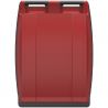 Conteneur poubelle 360 litres 2 roues SULO rouge couvercle
