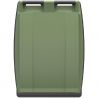 Conteneur poubelle 360 litres 2 roues SULO vert couvercle