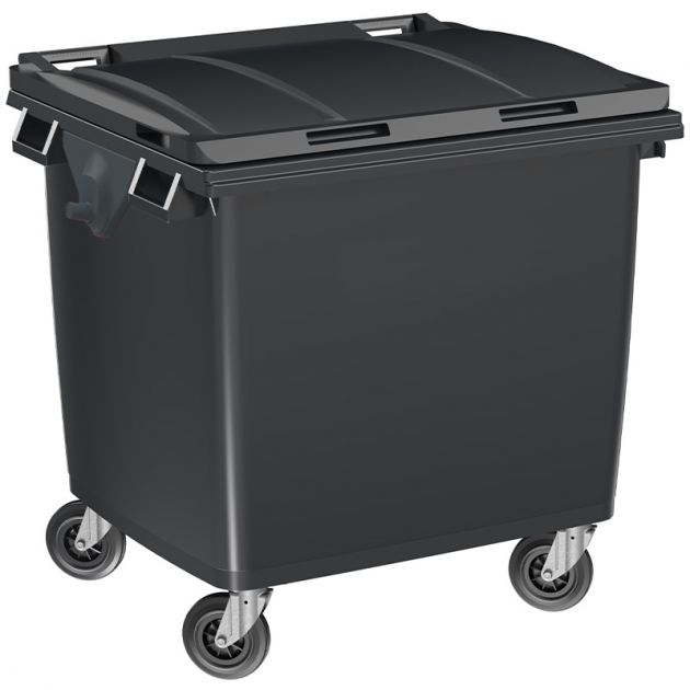 Conteneur poubelle 1000 litres 4 roues SULO gris